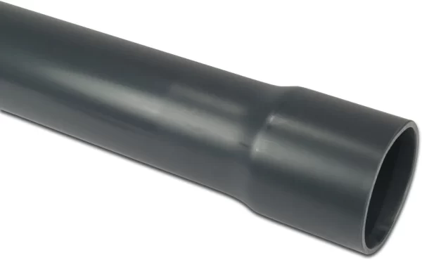50mm Pressure pipe PVC-U grey