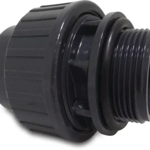 Profec Union coupler with O-ring 50 mm x 2" glue socket x male thread